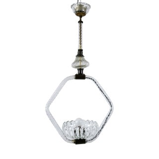 Mid-Century Pendant Lamp from Barovier & Toso, Italy, 1950s For Sale
