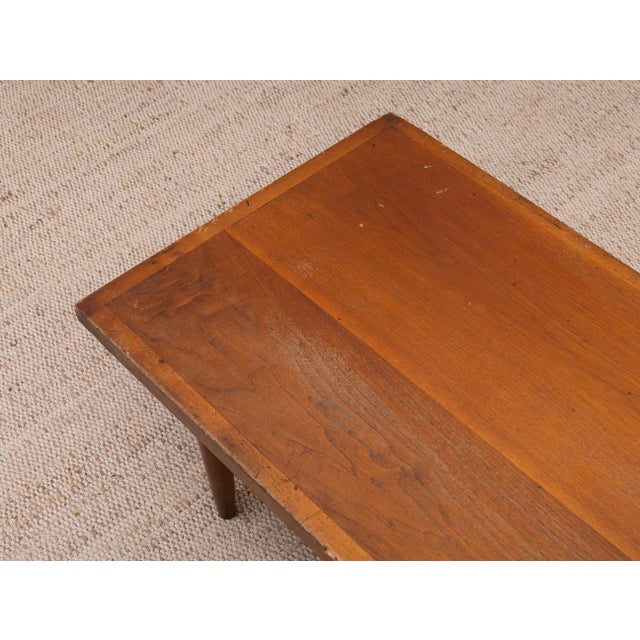 Mid 20th Century Rustic Wood Mid-Century Coffee Table For Sale - Image 4 of 7