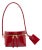 2024 Jacquemus Le Vanito Les Sculptures Circular Case HandBag Leather Top Handle Bag Red For Sale