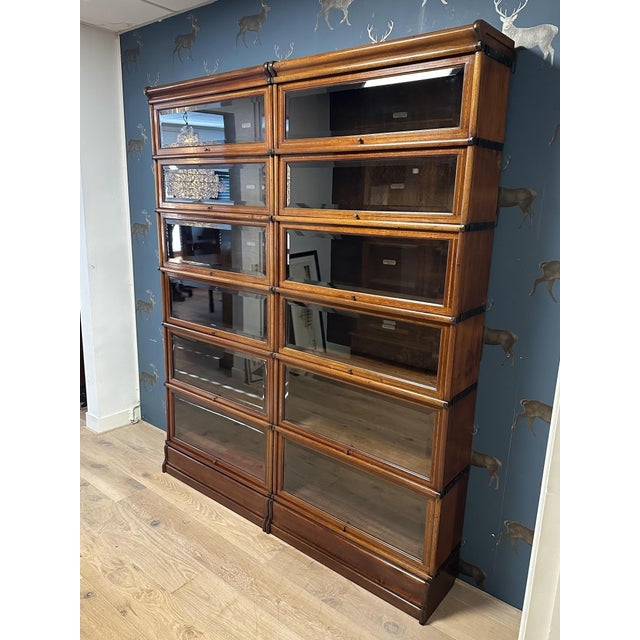 Antique Bookcase from Globe Wernicke, 1890s, Set of 12 For Sale - Image 3 of 11