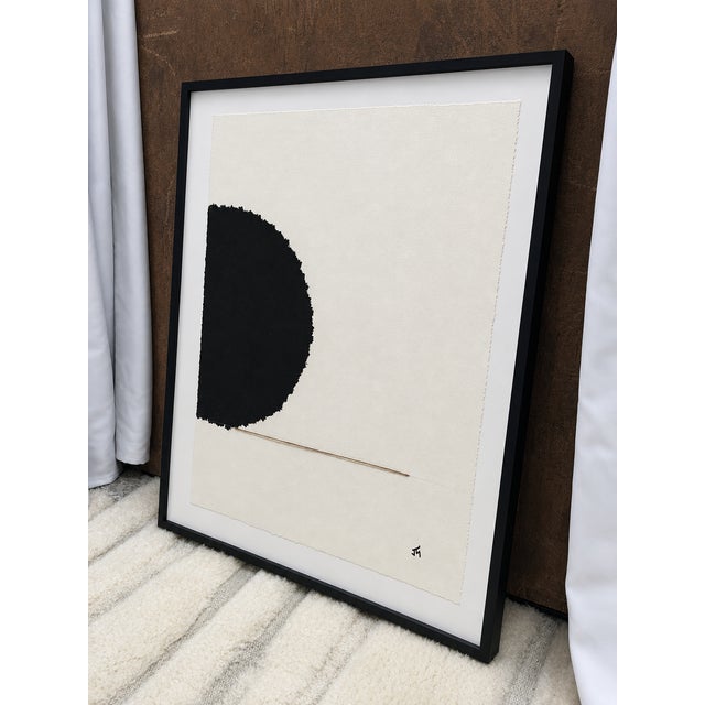 Rh John Mayberry "Stage Fright" – Framed Fine Art | Print Black Frame | Archival Fine Art Print | Contemporary Abstract Expressionism For Sale In Columbus - Image 6 of 16