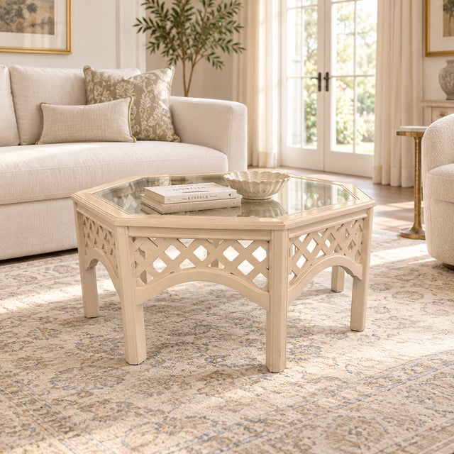 Bring classic mid-century craftsmanship and Hollywood Regency sophistication to your home with this striking vintage...