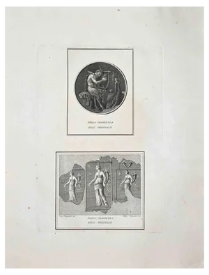 Unknown, Antiquities of Herculaneum Exposed, Original Etching, 18th Century