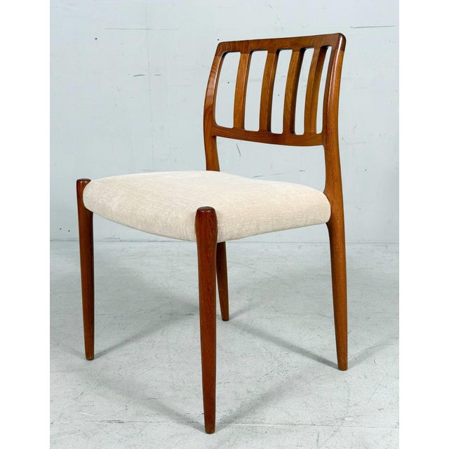 Vintage Dining Chairs in Teak by Niels Otto Møller for JL Møllers, 1970s, Set of 4 For Sale - Image 15 of 18