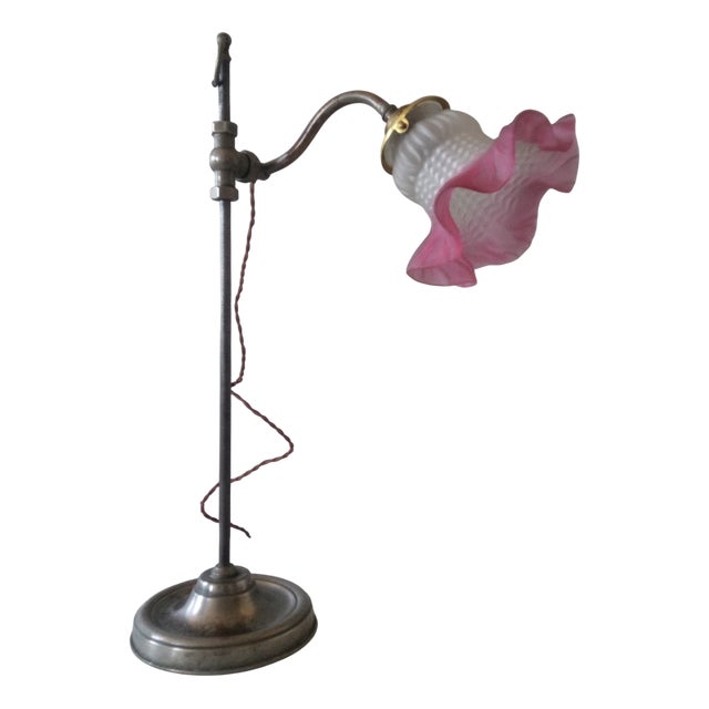 Antique Desk Lamp, 1940 For Sale