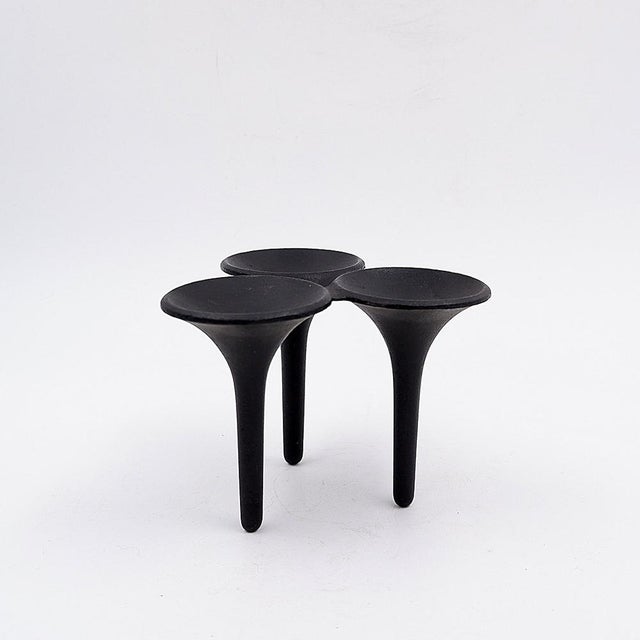 Danish Hornblower Candlestick attributed to Christel and Christer Holmgren, 1960s For Sale - Image 10 of 13