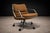 “Low Commander” Swivel Armchair by Jorge Zalszupin, Bronze Chenille and Aluminum, Brazil, 1973 – Lot 805 For Sale In New York - Image 6 of 15