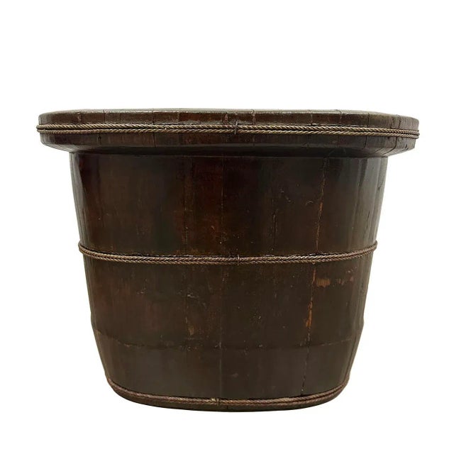 Late 19th Century Chinese Hand Made Wooden Wash/Laundry Basin For Sale - Image 4 of 9