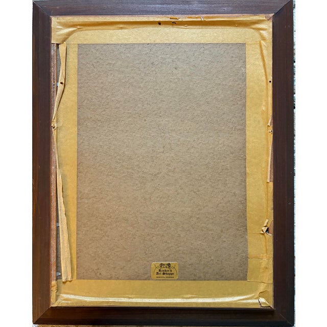 Print Reproduction of the Famous Watercolor, "Courtyard of the Former Castle in Innsbruck With Clouds" by German Renaissance Artist Albrecht Dürer. For Sale - Image 10 of 10