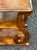 Brown Rustic European Maple Scrolled Leg Side Table For Sale - Image 8 of 10