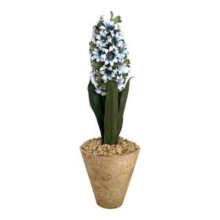 Tommy Mitchell Tole Potted Hyacinth. For Sale