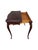 19th Century French Walnut Hand Carved Console Table/ Game Table. For Sale - Image 4 of 17