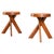Set of Elm S13A Stools attributed to Pierre Chapo, France, 1970s For Sale - Image 13 of 13