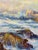 Ray Radliff "Sunset Surf" Coastal Landscape Painting For Sale - Image 4 of 5