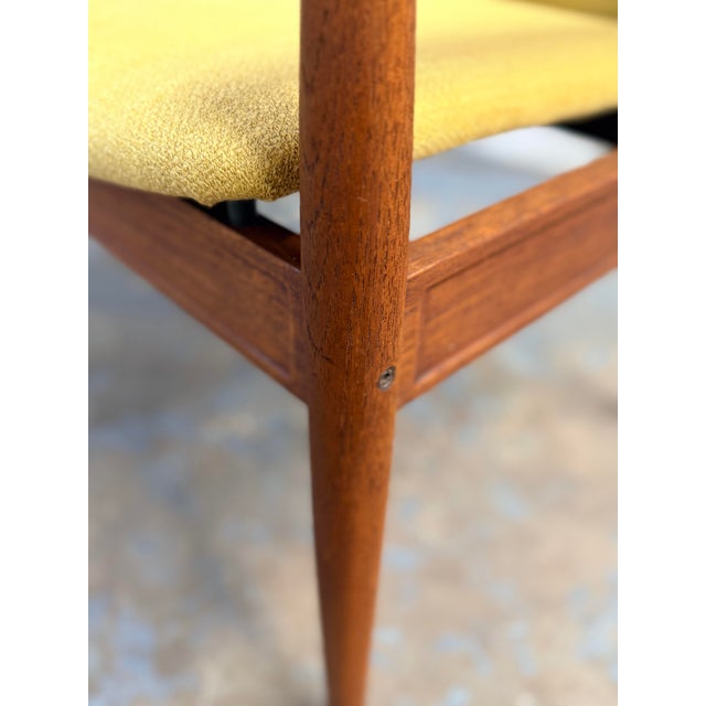 Finn Juhl Model 209 Diplomat Solid Teak Arm Chairs France & Daverkosen, Danish Mid Century Modern - A Pair For Sale - Image 11 of 12