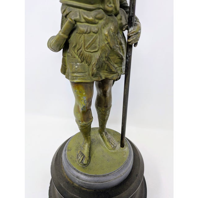 Late 19th - Early 20th Century Renaissance Style Italian Spelter Guards For Sale - Image 10 of 15