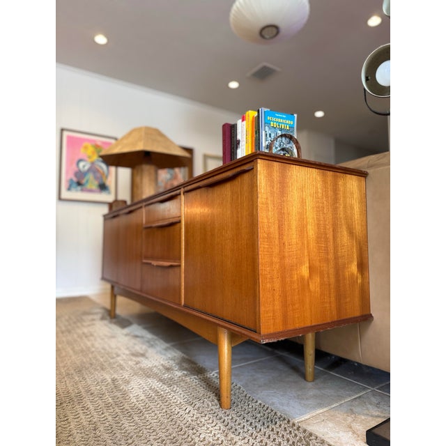 Brown A Classic Mid Century Modern Sideboard by Morris of Glasgow, Made in Scotland, Circa 1960s, Attributed For Sale - Image 8 of 11