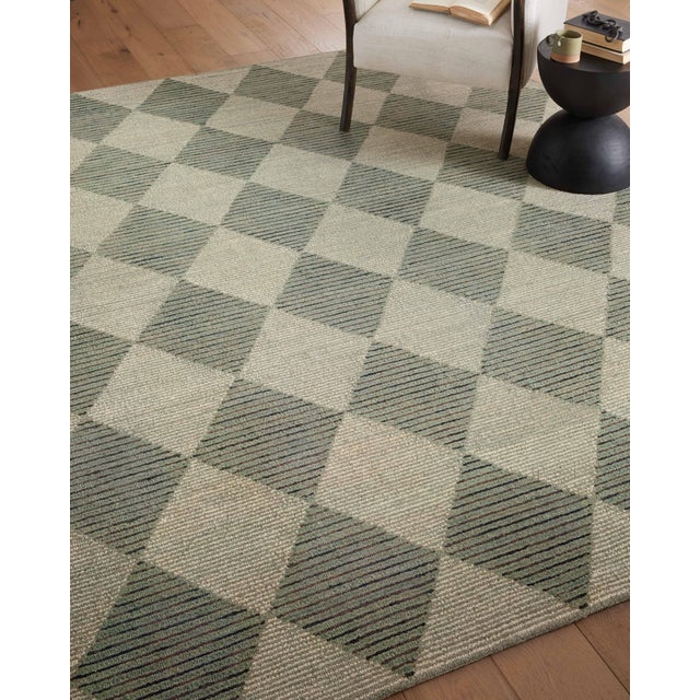 Blue Chris Loves Julia x LoloiFrancis Spa / Granite 2'-6" x 9'-9" Runner Rug For Sale - Image 8 of 8
