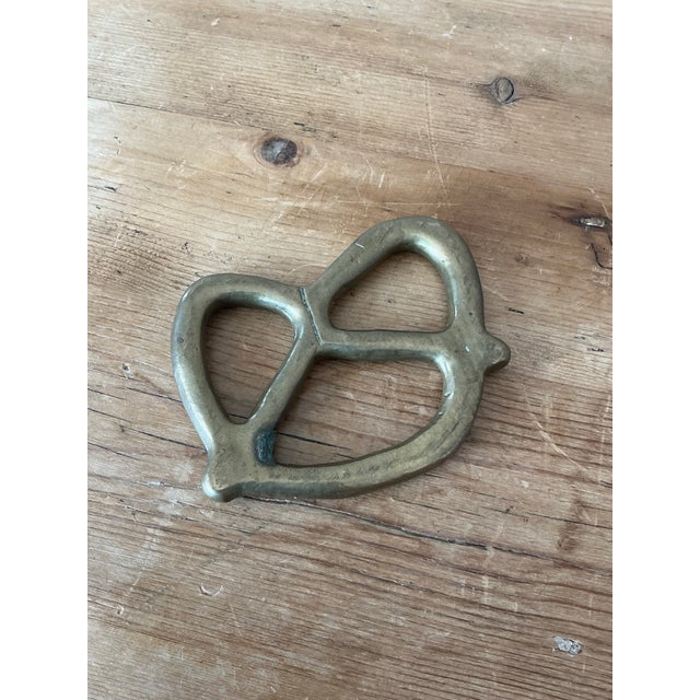 Vintage Brass Pretzel For Sale - Image 12 of 12
