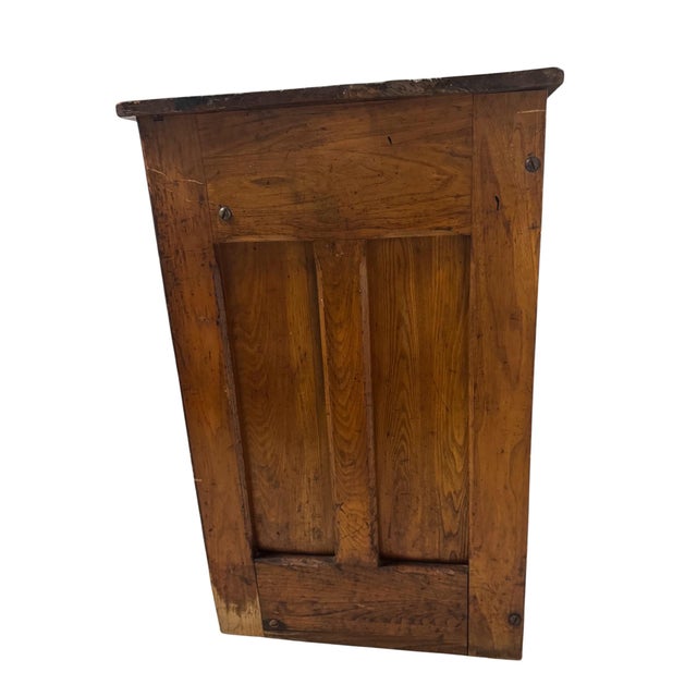 1900 - 1909 Antique Hamilton Printer’s Flat File Cabinet With 17 Drawers For Sale - Image 5 of 12