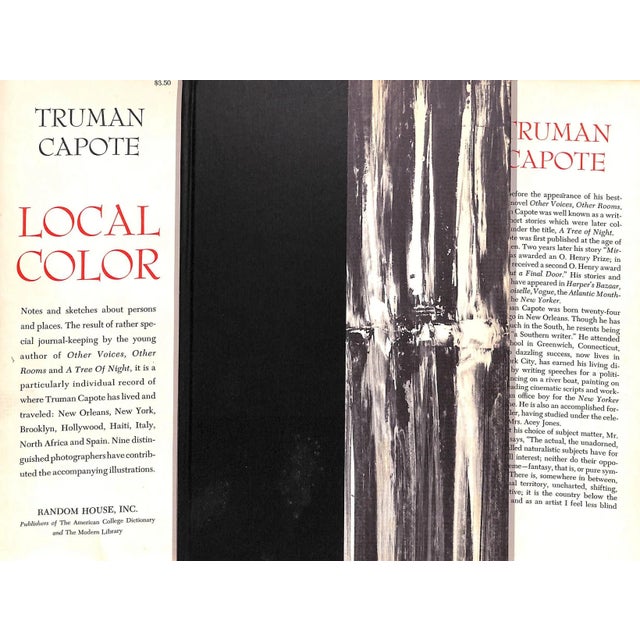 CAPOTE, Truman [92] pp. Random House 1950 9 1/2" x 6" Capote's impressions of New Orleans, Hollywood, Tangiers, New York,...