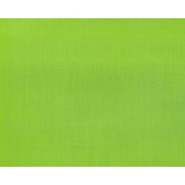 Paint "Almost Yellow" Large Abstract Acrylic Painting by Simon Findlay For Sale - Image 7 of 10