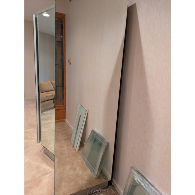 1990s Mirrored Wall Unit For Sale - Image 4 of 7