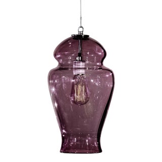 Gala Pendant Light from the Versuvius Collection in Amethyst For Sale