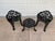 Cast Iron Victorian Garden Table and Chairs - Set of 3 For Sale - Image 11 of 12