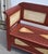 Pine and Oak Storage Bench in Decorative Paint For Sale - Image 9 of 13