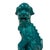 Vintage Chinese Porcelain Green Foo Dog Figurines - A Pair For Sale - Image 4 of 13