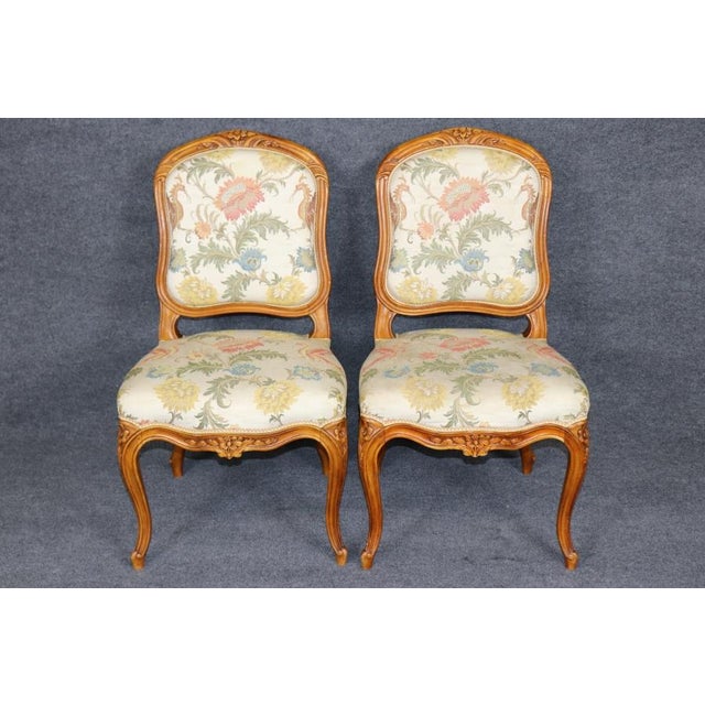 Large Set 24 Antique French Louis XV Style Dining Chairs For Sale In Philadelphia - Image 6 of 14