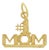 Number One Mom Charm with Diamond Cuts For Sale