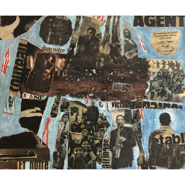 Various techniques used Collages, Oil, Burnt materials French artist born in 1920.Active since 1960 in France and...