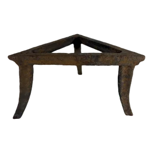 Old Rustic Traditional Cast Iron Tripod Trivet or Stand