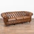 Traditional 20th Century Brown Leather Chesterfield Sofa and Two Club Chairs From Denmark (Set of 3) For Sale - Image 3 of 14