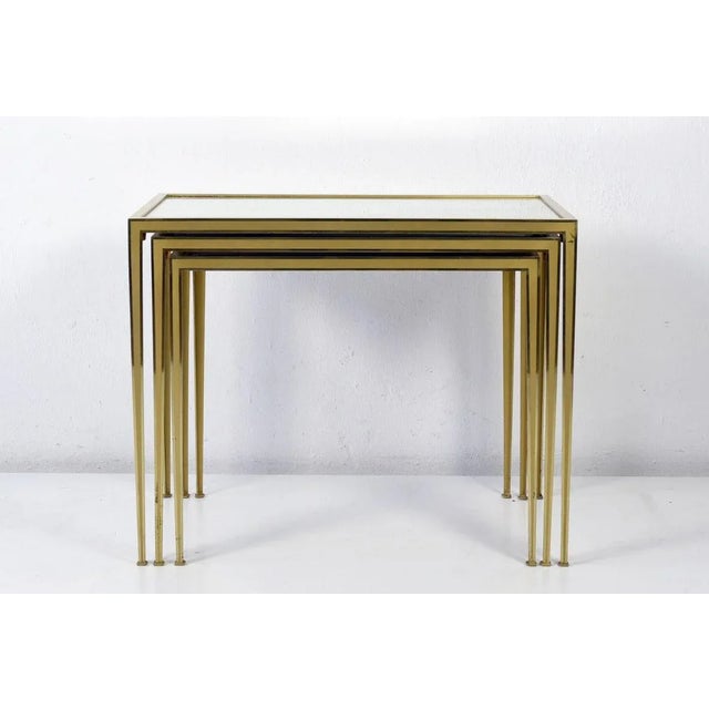 Mid-Century Modern Nesting Tables from Vereinigte Werkstätten Collection, 1955 For Sale - Image 3 of 11