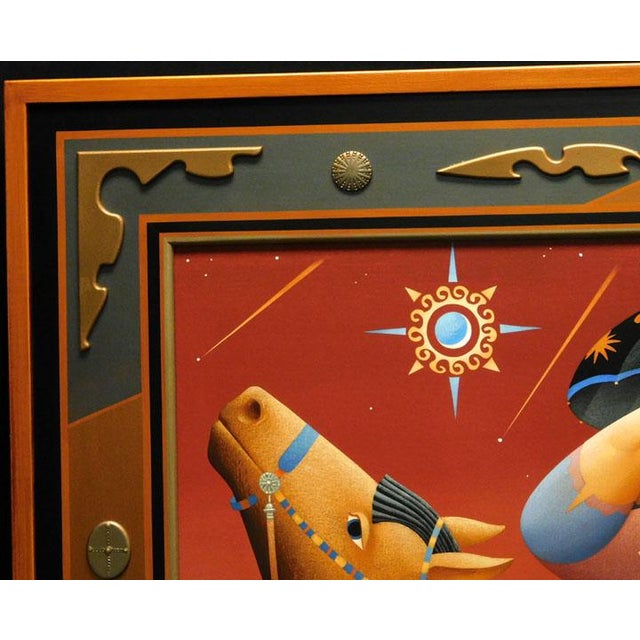 Anton Arkhipov"Holiday" Wine Hand Signed Giclee Custom Artist Framed For Sale In Denver - Image 6 of 8