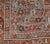 Early 20th Century Geometric Persian Shiraz Rug With Tri-Medallion Design in Shades Orange Blue For Sale - Image 10 of 13