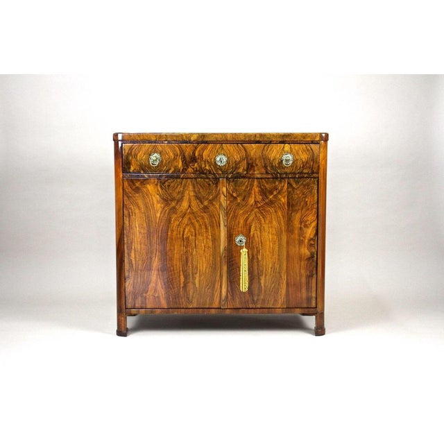 Biedermeier Commode in Nutwood, Austria, 1830s For Sale - Image 9 of 18