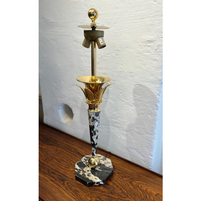 Banci Brass and Marble Table Lamps, 1970, Set of 2 For Sale - Image 11 of 18