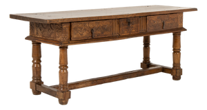 Large 17th Century Spanish Walnut Table
