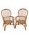 Contemporary Vintage Franco Albini’s Style Rattan Lounge Chairs - Set of 4 For Sale - Image 3 of 9