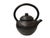 Chinese Handmade Dark Brown Zisha Clay Arch Handle Display Teapot Art For Sale - Image 4 of 13