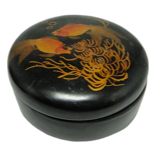 Japanese Lacquerware Box, 1950s For Sale