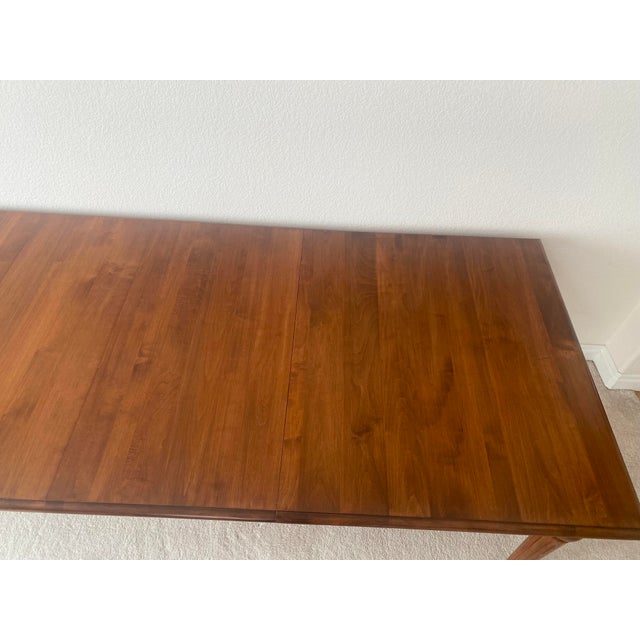 Late 20th Century Late 20th Century Ethan Allen Country Crossings Country Farmhouse Style Dining Table Excellent Mint Condition For Sale - Image 5 of 12