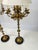 Mid 20th Century Neoclassical 10-Light Brass Candelabra Floor Lamps With Shades - a Pair For Sale - Image 11 of 17