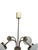 Postmodern Brass and Glass Chandelier, Poland, 1970s For Sale - Image 9 of 18