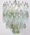 Mid-Century Green and Clear Poliedri Chandelier, 1960 For Sale - Image 3 of 15