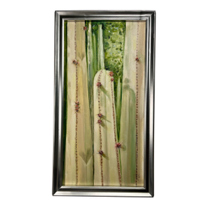 2026 Oil on Canvas Cactuses Painting by Ukrainian Artist Svitlana Shapovalova
